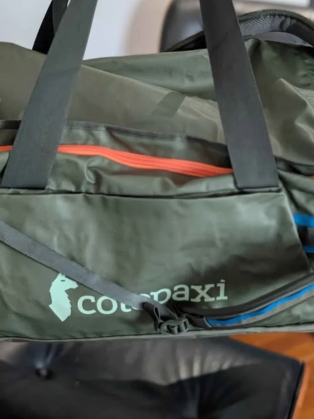 Cotopaxi Olive Green Duffel Allpa 100L